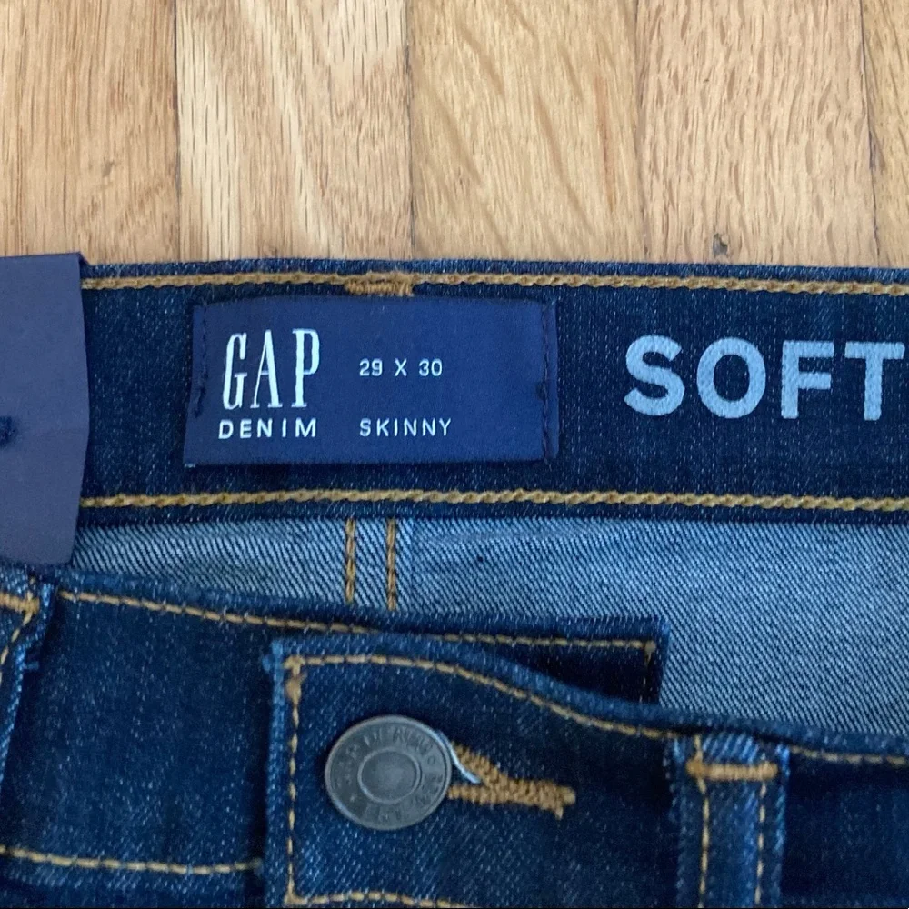 Men’s GapFlex Soft Wear Skinny Jeans GAP Mid Rise Comfort Waistband NWT 29X30 - Picture 3 of 5